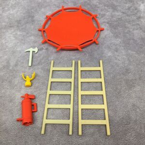 Playmobil Vintage Fire Department/Fireman Tools-Trampoline, Ladders ...